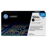 HP CE250A / HP 504A toner originál, čierna (black), II. akosť kartónového obalu