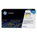 HP CE252A / HP 504A toner originál, žltá (yellow), II. akosť kartónového obalu