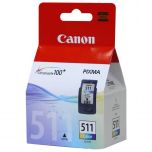 Canon CL511 2972B001 atrament originál, CMY