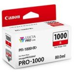 Canon PFI1000R 0554C001 atrament originál, červená (red)
