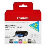 Canon PGI550 CLI551 KG 6496B005 atrament originál, CMYK + sivá