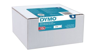Originál DYMO páska 2093097 D1 12mm x 7m čierna na bielej 45013 pack 10ks
