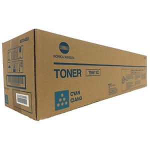 Konica Minolta TN611C A070450 toner originál, azúrová (cyan)