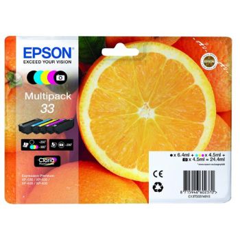 Epson T33 C13T33374011 atrament originál, CMYK