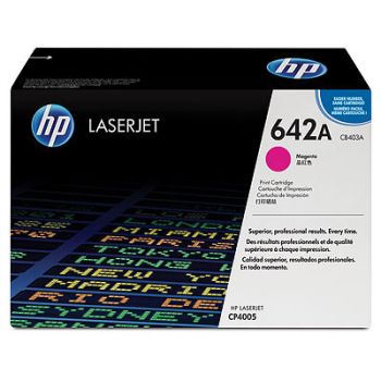 HP CB403A / HP 642A toner originál, purpurová (magenta), II. akosť kartónového obalu