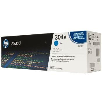 HP CC531A / HP 304A toner originál, azúrová (cyan) PK