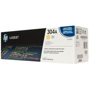 HP CC532A / HP 304A toner originál, žltá (yellow)