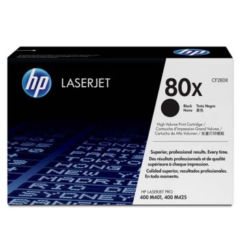 HP CF280X / HP 80X toner originál, čierna (black) PKJ