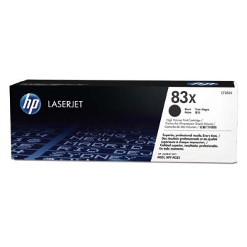 HP CF283C / HP 83C toner originál, čierna (black), II. akosť kartónového obalu PK