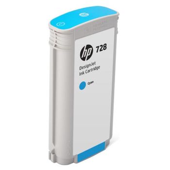 HP Original Inkjet F9J67A / HP 728 cyan 130 ml