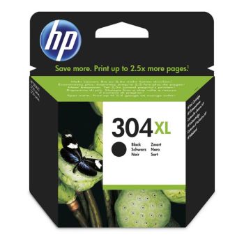 HP originálna náplň N9K08AE / HP 304XL black (čierna) 5,5 ml 500 strán
